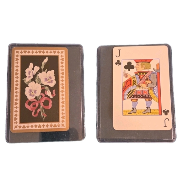 Vintage Tiffany & Co. Playing Cards Two Cards ONLY Jack & Queen of Clubs Sealed - Picture 3 of 5